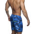 - "Camouflage Swim Long Shorts - Navy" 