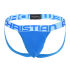- "Almost Naked Hang-Free Cotton Jock - Electric Blue" 