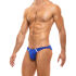 - "Back T Low Cut Briefs - Blue" 