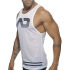 - "Mesh AD Tank Top - White" 