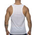 - "Mesh AD Tank Top - White" 