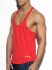 - "Fitness Plain Tank Top - Red" 
