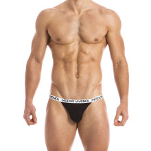 - "Eggs Tanga Briefs - Black" 
