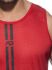 - "Double Stripe Tank Top - Red" 