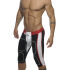    "Fetish Knee Length Pant Back Opening - Black" 