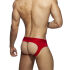 - "Bottomless Fetish Briefs - Red" 