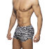 - "Zebra Swim Shorts - Black" 