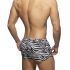 - "Zebra Swim Shorts - Black" 