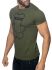  "Bear Round Neck T-Shirt - Khaki" 