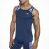 - "Camouflage Shoulder Tank Top - Navy" 