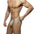 - "Roses Swim Briefs - Turquoise" 