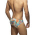 - "Roses Swim Briefs - Turquoise" 