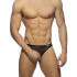 - "Flowery Lace Thong - Black" 