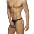 - "Flowery Lace Thong - Black" 