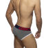 - "AD Pique Briefs - Charcoal" 