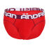 - "Almost Naked Hang-Free Cotton Briefs - Red" 