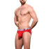 - "Almost Naked Hang-Free Cotton Briefs - Red" 