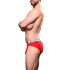 - "Almost Naked Hang-Free Cotton Briefs - Red" 
