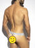 - "Recycled Rib Band Thong - White" 
