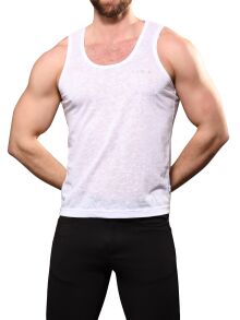 - "Summer Burnout Tank - White" 