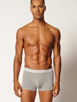 - "Bamboo Deluxe Trunks - Stone Grey Melange" 