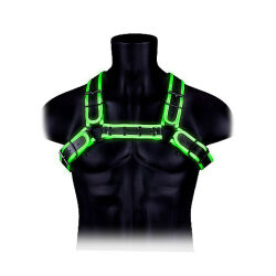 - "Ouch! - Glow In The Dark Bonded Leather Buckle Bulldog Harness" 
