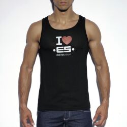 - "I Love ES Tank Top - Black" 