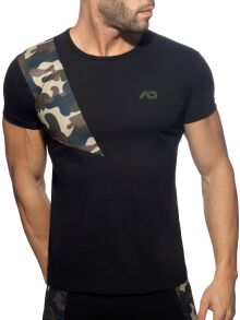 "AD Cotton T-Shirt - Black" 