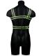  "Ouch! - Glow In The Dark Bonded Leather Body Harness" 