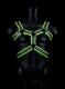  "Ouch! - Glow In The Dark Bonded Leather Body Harness" 
