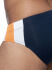 - "Stripes Basic Swim Briefs - Navy" 