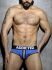 - "Double Piping Bottomless Briefs - Royal Blue" 