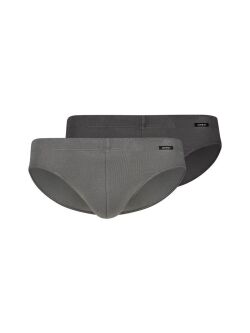- "Cotton Advantage Brasil Slip Briefs 2 Pack - Grey" ( 2 .) 