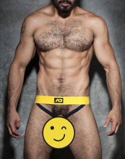�����-����� "Fetish Cockring Double Jock - Yellow" 
