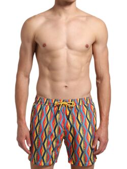- "Allover Etnico Medium Boardshort - Yellow" 