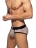 - "Tiger Print Briefs - Beige" 