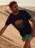 "90502 - T-Shirt with Van Print Blue Wave" 