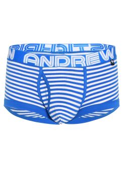 - "Almost Naked Fly Stripe Boxer - Electric Blue/White Stripes" 