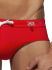 - "Racing Side Swim Briefs - Red" 