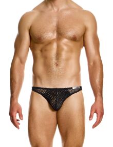 Трусы-брифы "Mesh Through Low Cut Briefs - Black"