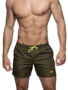 - "Basic Addicted Swim Long Short - Khaki" 