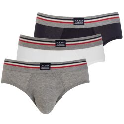 Трусы-брифы "17302483 Briefs 3 Pack - Navy/Grey/White" (комплект 3 шт.)