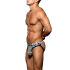 - "Almost Naked Fly Stripe Briefs Jock - Black/White Stripes" 