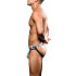 - "Almost Naked Fly Stripe Briefs Jock - Black/White Stripes" 
