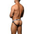 - "Almost Naked Fly Stripe Briefs Jock - Black/White Stripes" 
