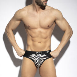 Плавки-брифы "Congo Combi Side Swim Briefs - Black"