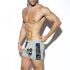   "Army Padded Sports Shorts - Heather Grey" 