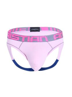 - "Almost Naked Hang-Free Locker Room Jock - Pink" 