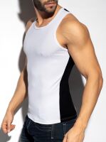 - "Recycled Rib Biicolor Tank Top White" 