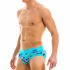- "Camo Marine Briefs - Aqua" 